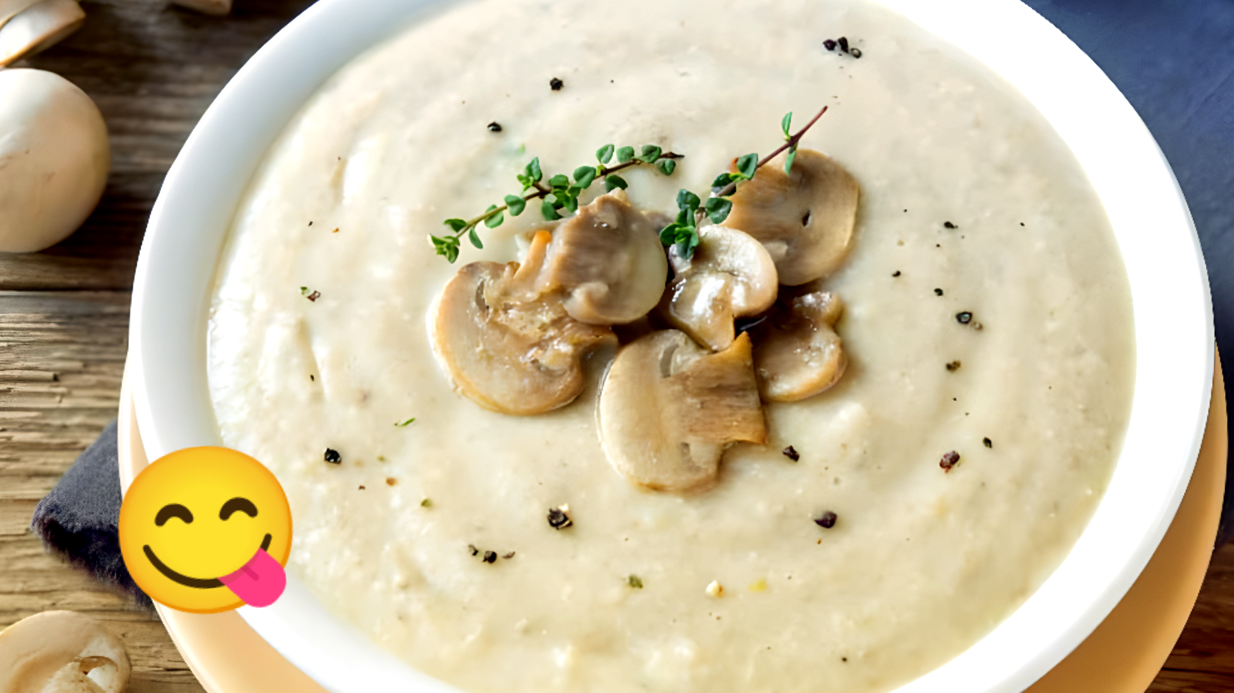 Vellutata gourmet con champignon e porcini!"